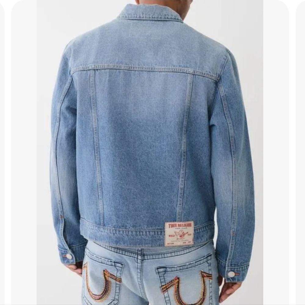 True Religion Men's Jesse Denim Trucker Jacket New XL